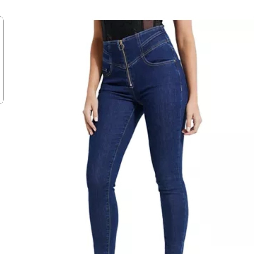 Guess High Rise Dark Blue Jeans